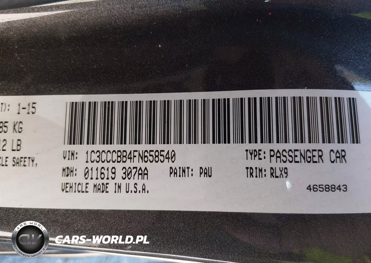 2015 Chrysler 200 S VIN:1C3CCCBB4FN658540 - 9