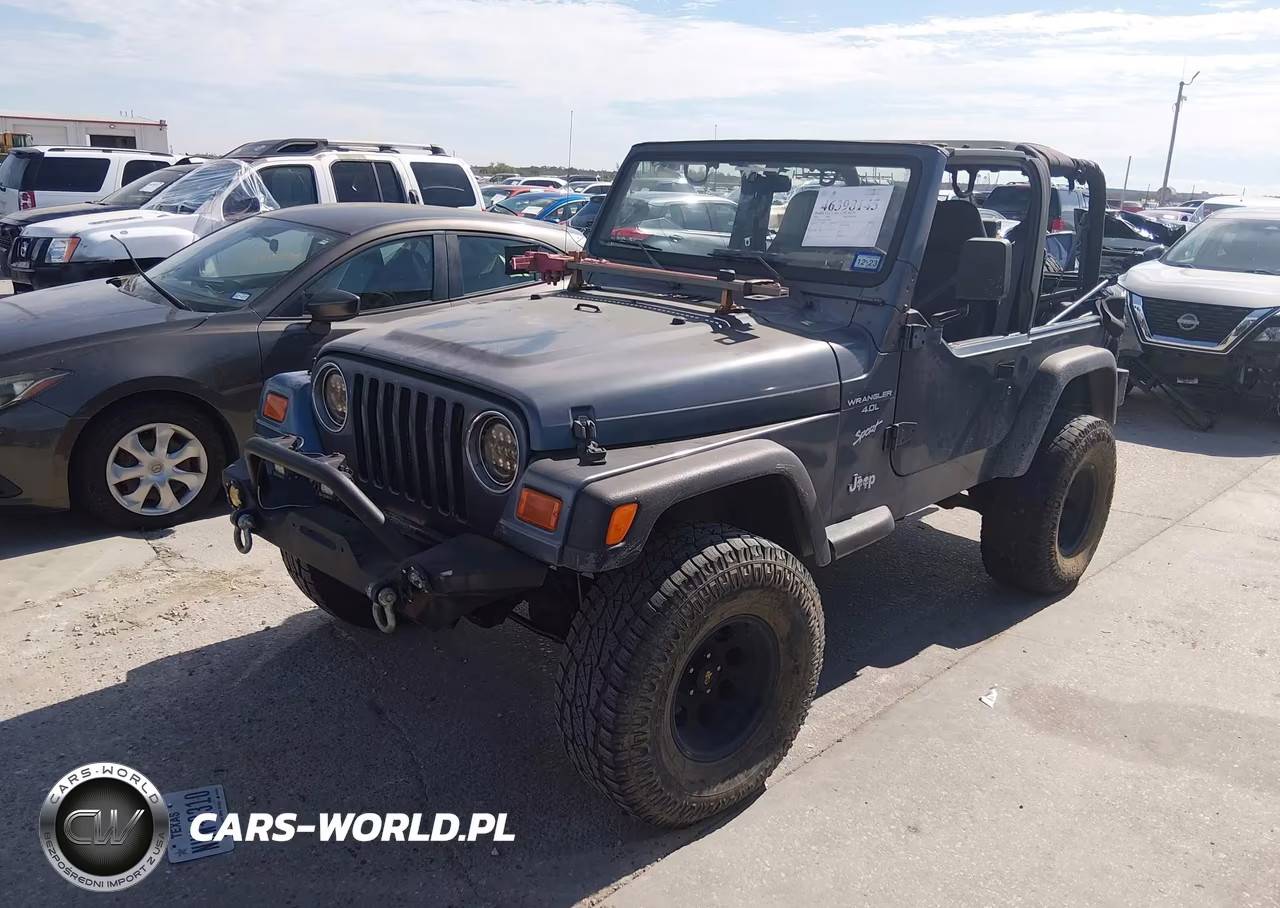 2002 Jeep Wrangler Sport VIN:1J4FA49S42P745468 - 2