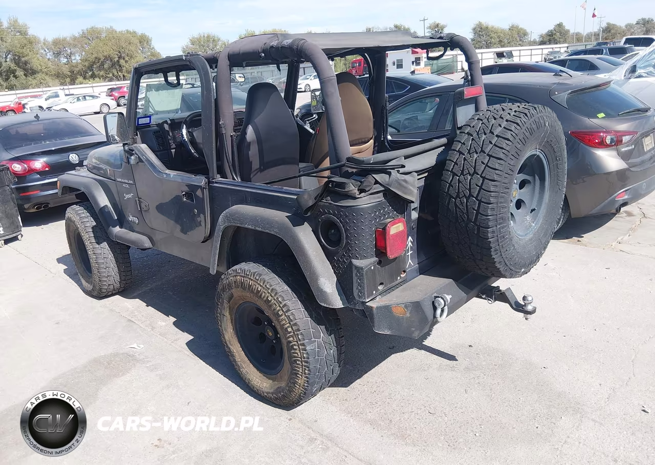 2002 Jeep Wrangler Sport VIN:1J4FA49S42P745468 - 3