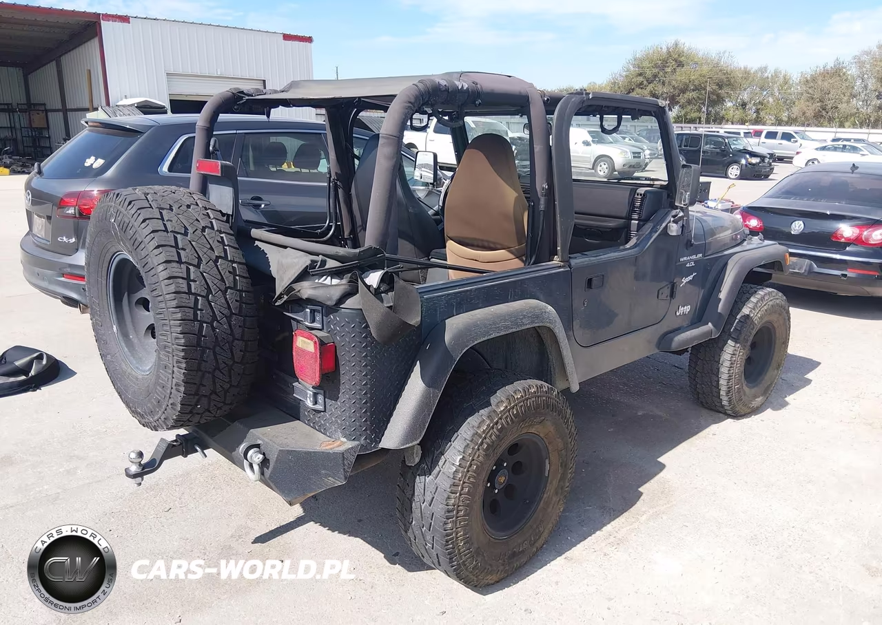 2002 Jeep Wrangler Sport VIN:1J4FA49S42P745468 - 4