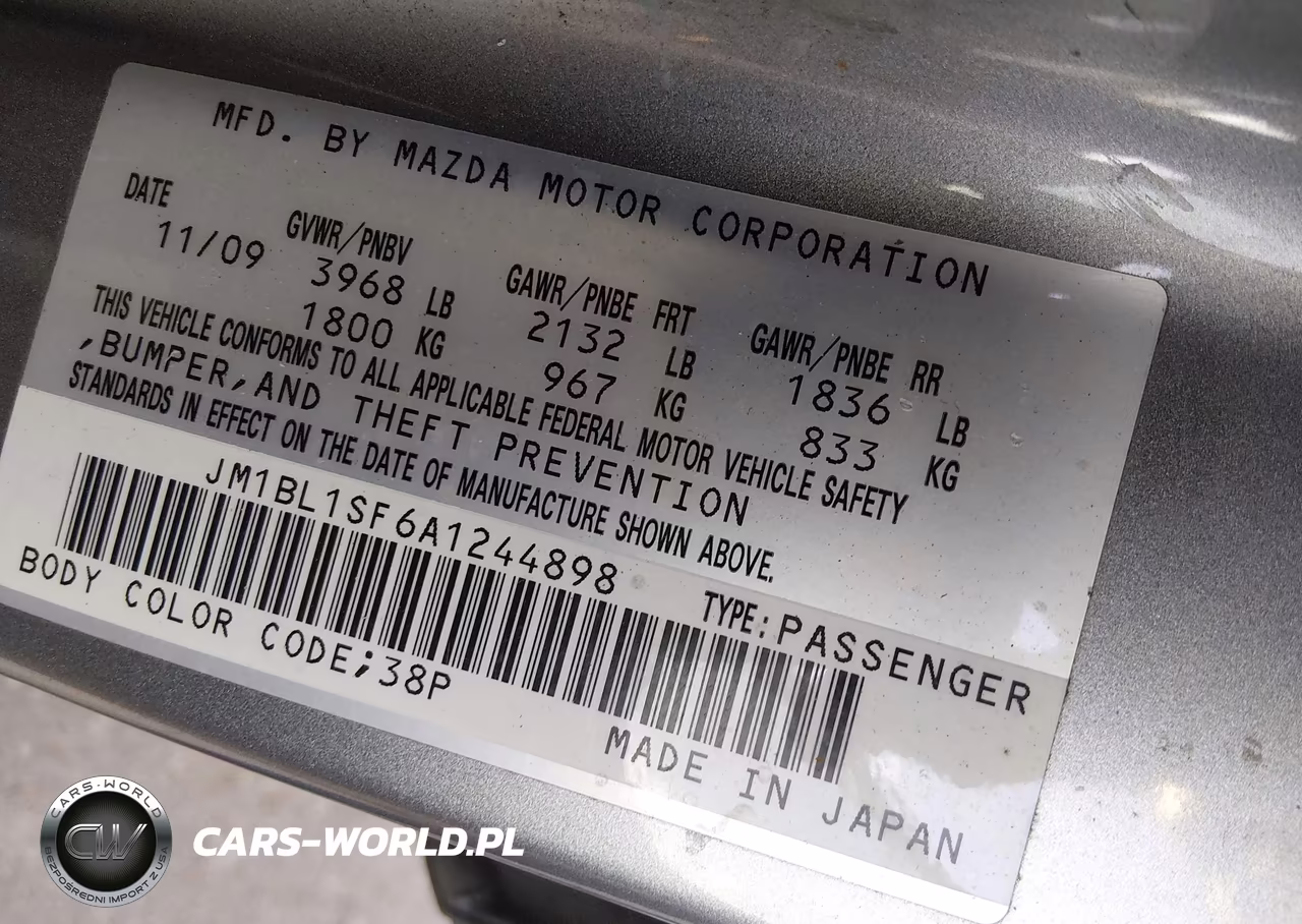 2010 Mazda Mazda3 I Touring VIN:JM1BL1SF6A1244898 - 9