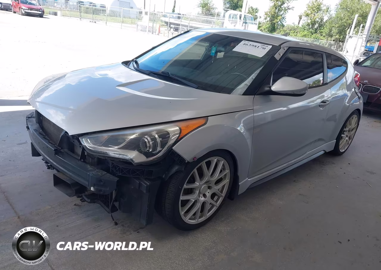2016 Hyundai Veloster Turbo VIN:KMHTC6AE5GU256649 - 2