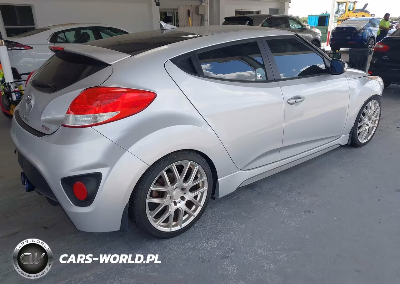 2016 Hyundai Veloster Turbo VIN:KMHTC6AE5GU256649 - 4