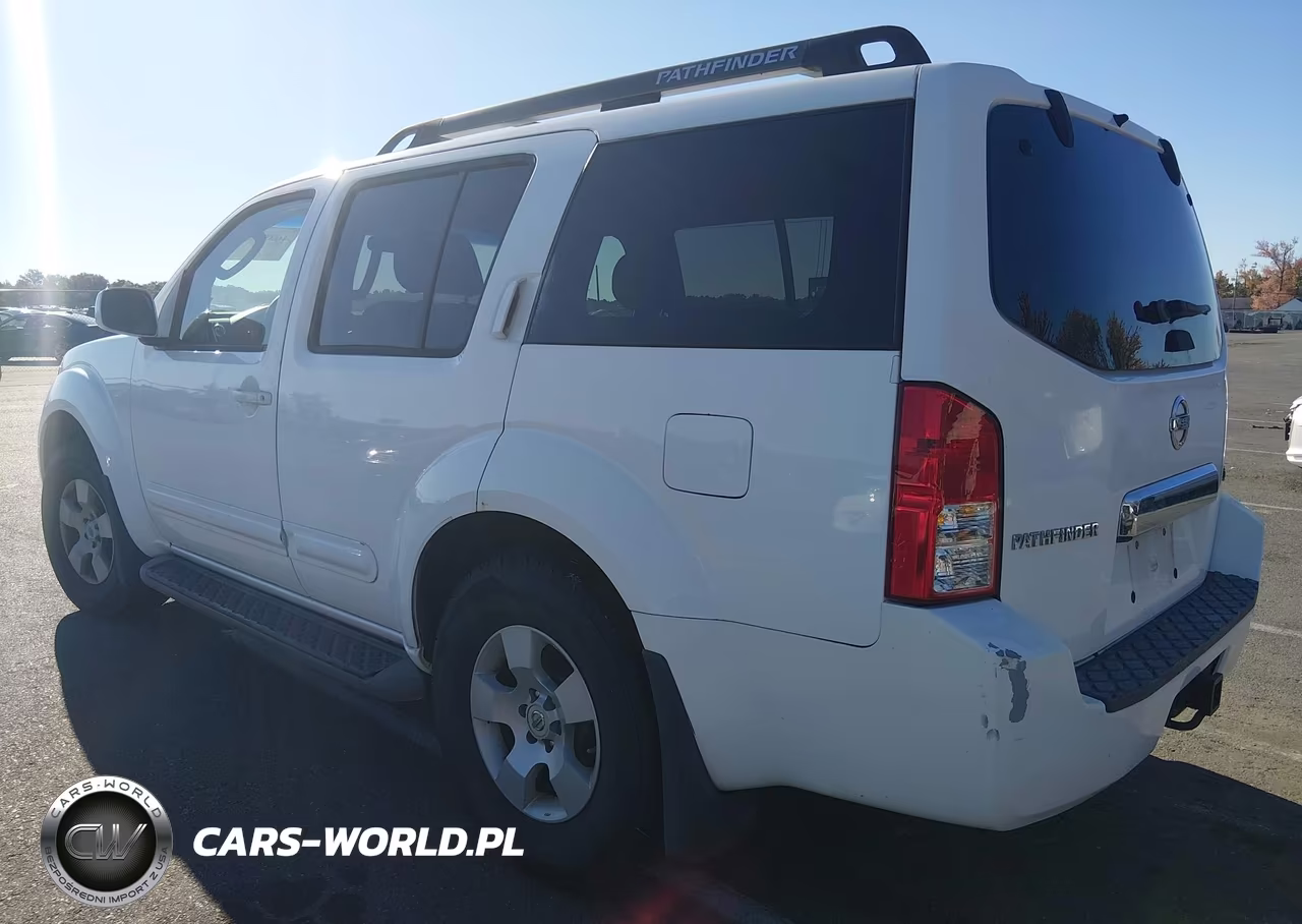 2007 Nissan Pathfinder Se VIN:5N1AR18W27C605179 - 3