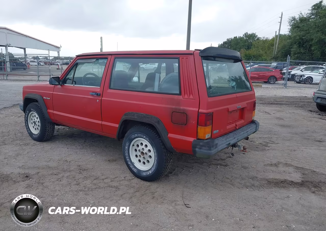 1992 Jeep Cherokee Sport VIN:1J4FT87S0NL200447 - 3