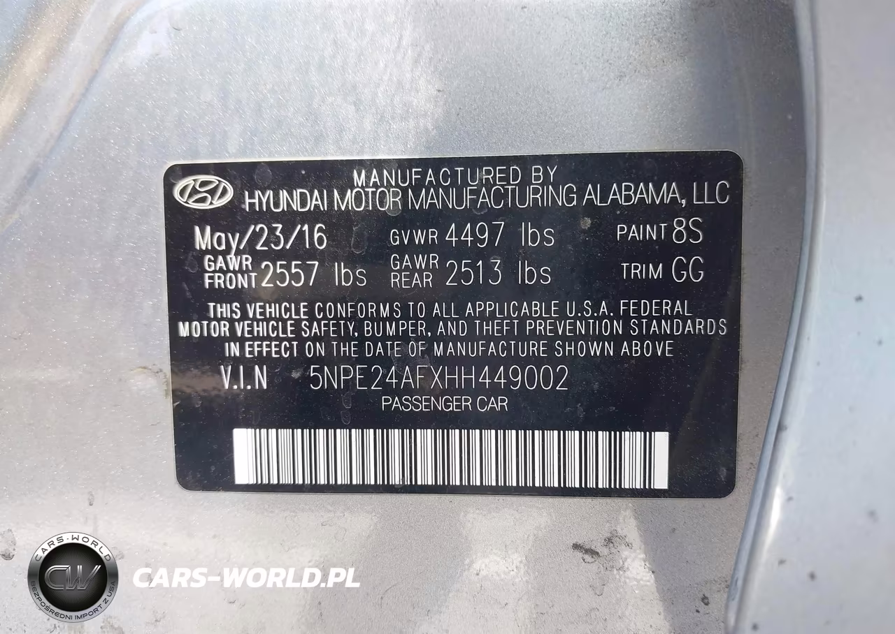 2017 Hyundai Sonata Se VIN:5NPE24AFXHH449002 - 12