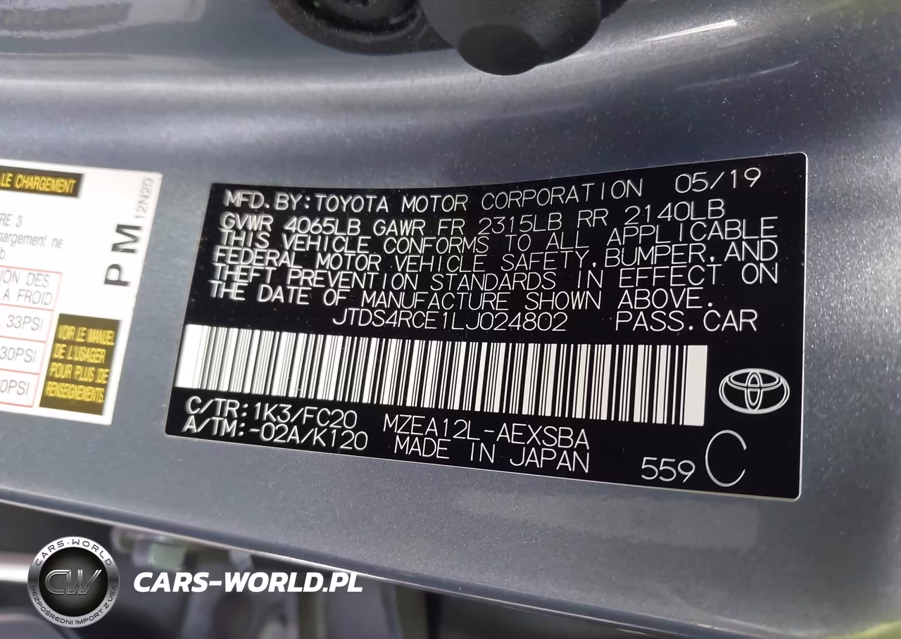 2020 Toyota Corolla Se VIN:JTDS4RCE1LJ024802 - 12