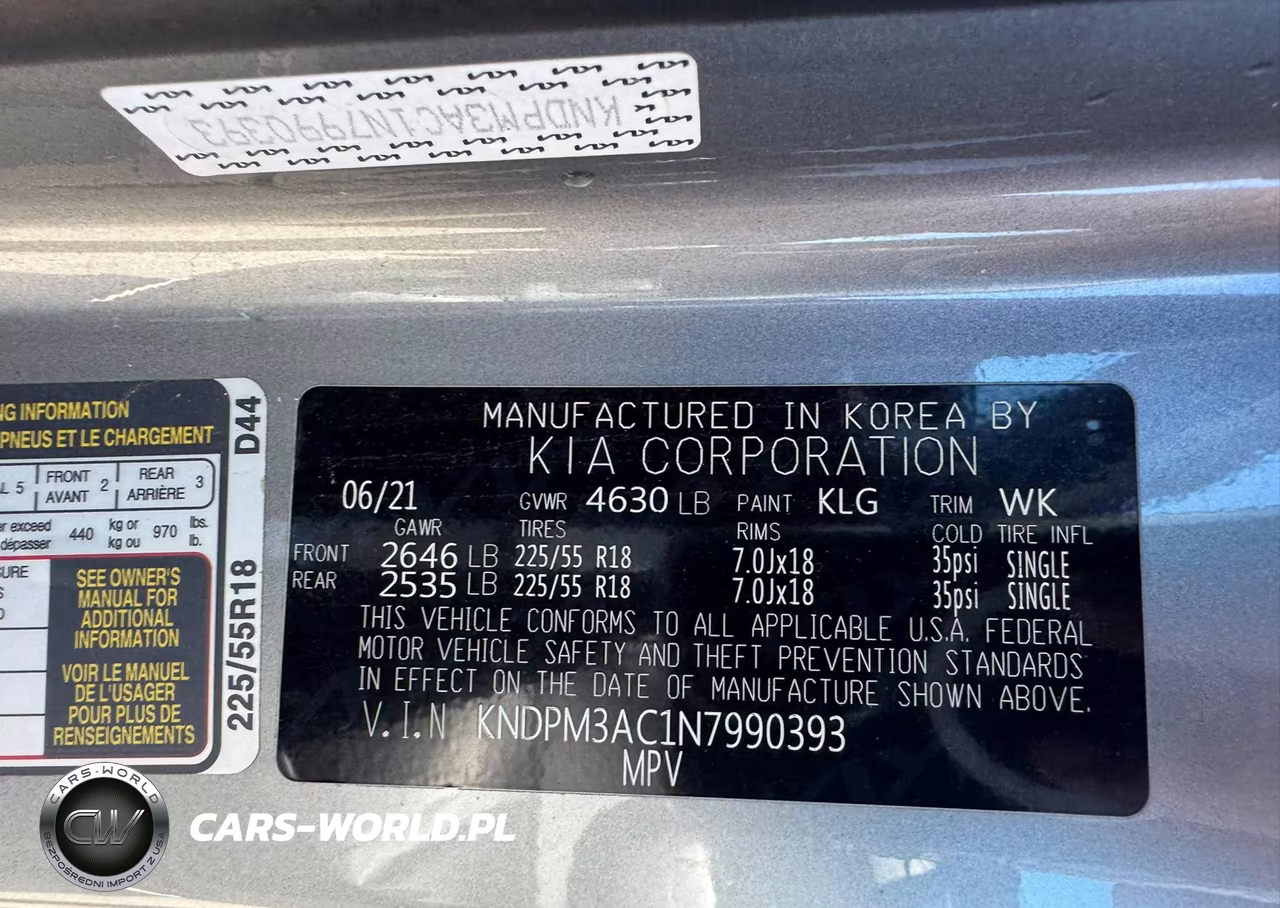2022 Kia Sportage Lx VIN:KNDPM3AC1N7990393 - 9