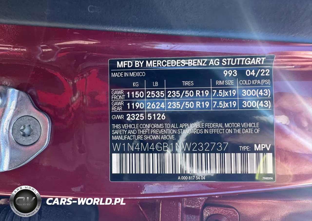2022 Mercedes-Benz Glb 250 VIN:W1N4M4GB1NW232737 - 9