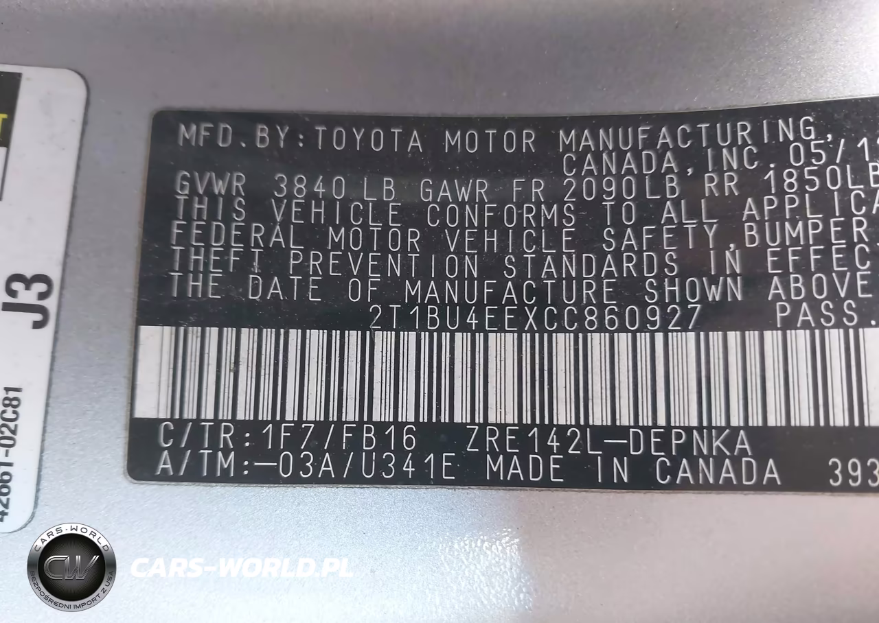 2012 Toyota Corolla Le VIN:2T1BU4EEXCC860927 - 9