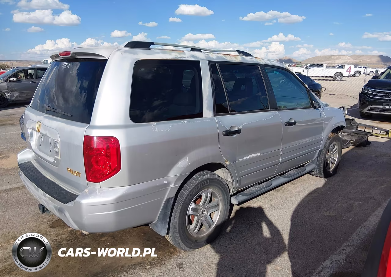 2003 Honda Pilot Exl VIN:2HKYF18543H584210 - 4