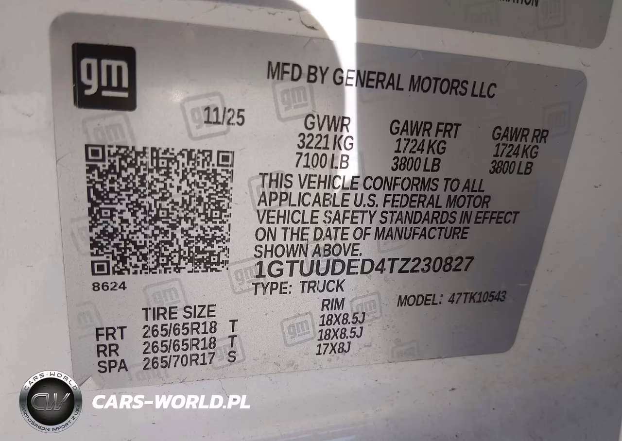 2026 GMC Sierra 1500 , Short Bed, Slt, 4Wd VIN:1GTUUDED4TZ230827 - 9