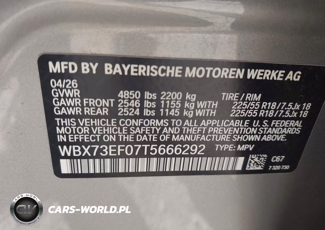 2026 BMW X1 xDrive28I VIN:WBX73EF07T5666292 - 9
