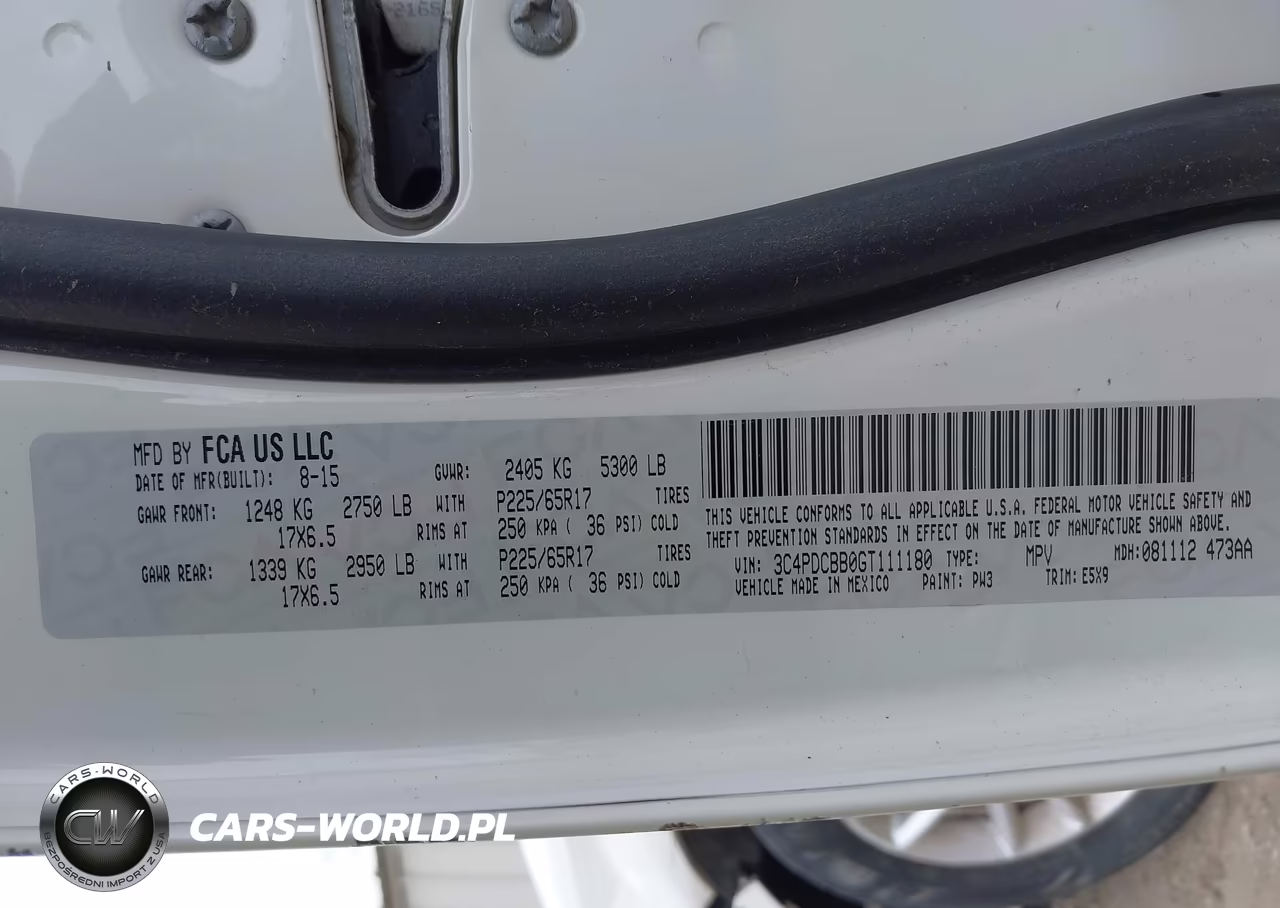 2016 Dodge Journey Sxt VIN:3C4PDCBB0GT111180 - 9