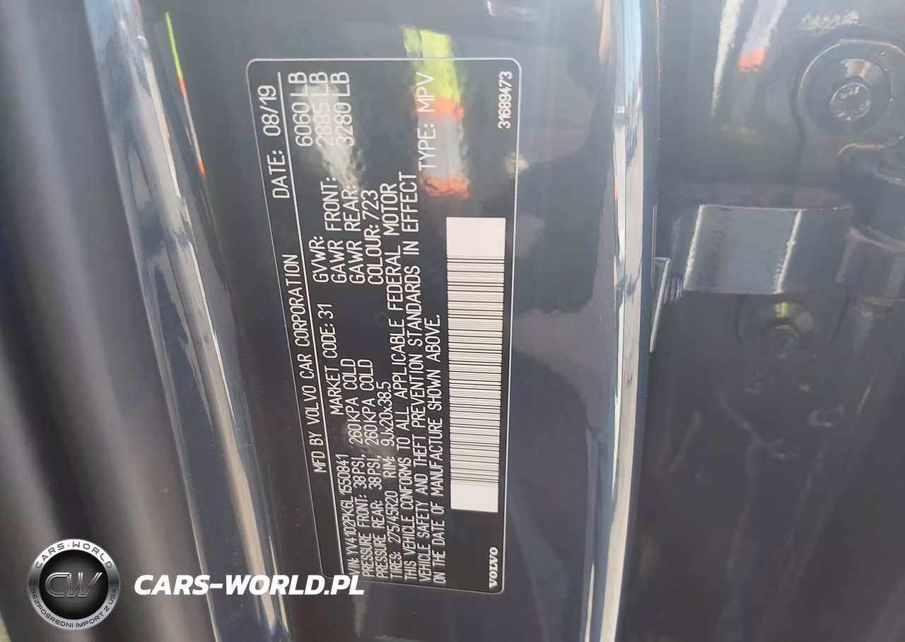2020 Volvo Xc90 T5 Momentum 7 Passenger VIN:YV4102PK6L1550841 - 9