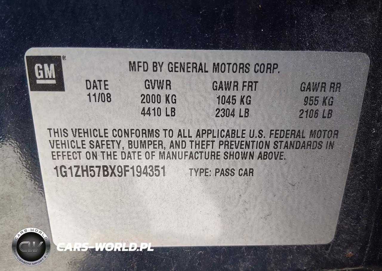 2009 Chevrolet Malibu Lt VIN:1G1ZH57BX9F194351 - 9