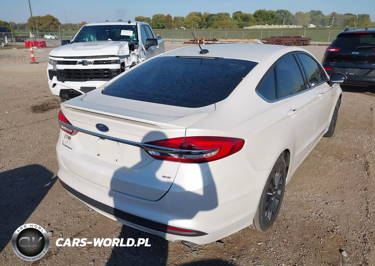 2018 Ford Fusion Se VIN:3FA6P0H77JR174467 - 4