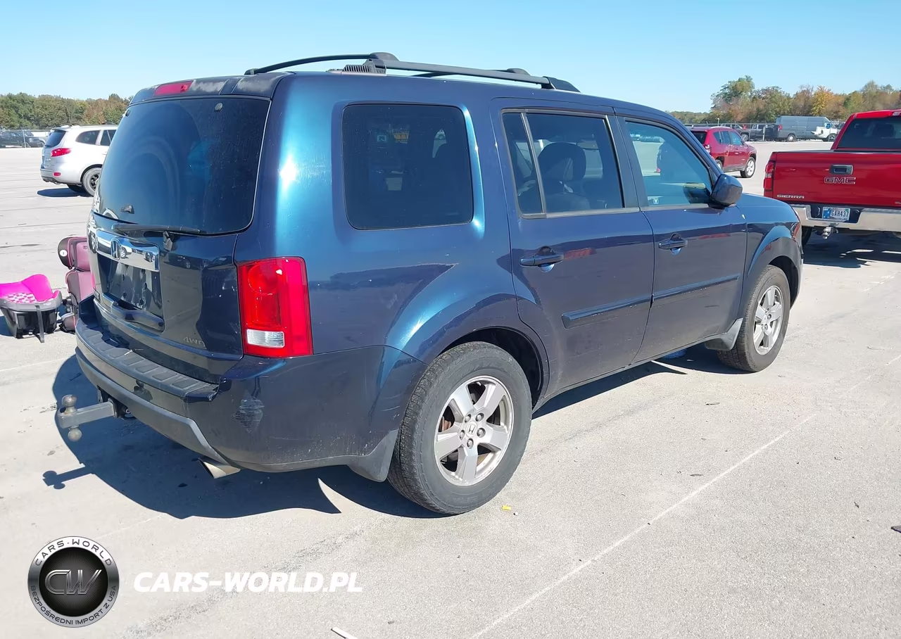 2009 Honda Pilot Ex-L VIN:5FNYF48569B056211 - 4