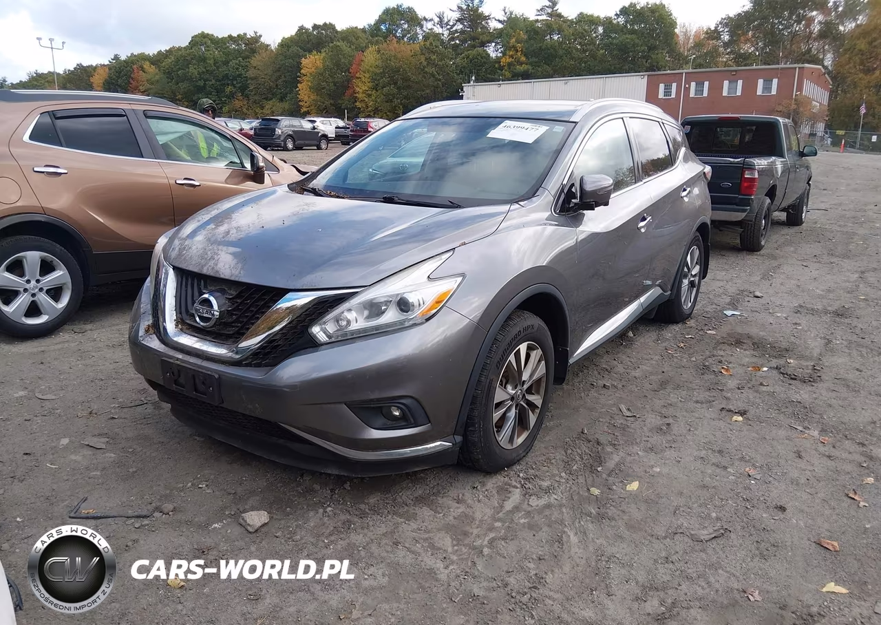 2017 Nissan Murano Sl VIN:5N1AZ2MH7HN185616 - 2