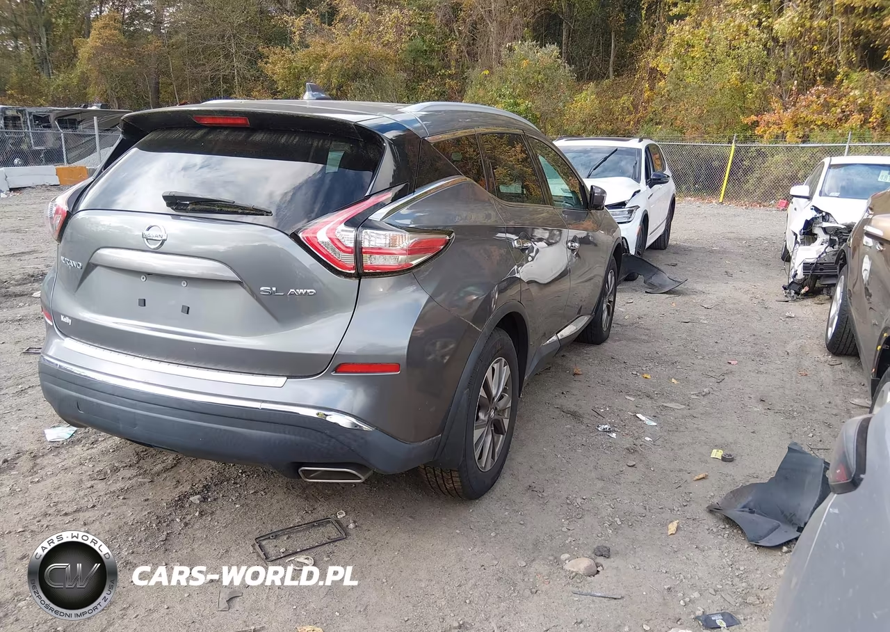 2017 Nissan Murano Sl VIN:5N1AZ2MH7HN185616 - 4
