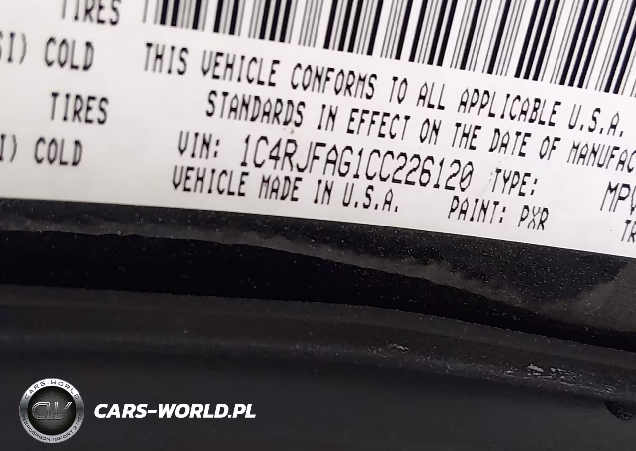 2012 Jeep Grand Cherokee Laredo VIN:1C4RJFAG1CC226120 - 9