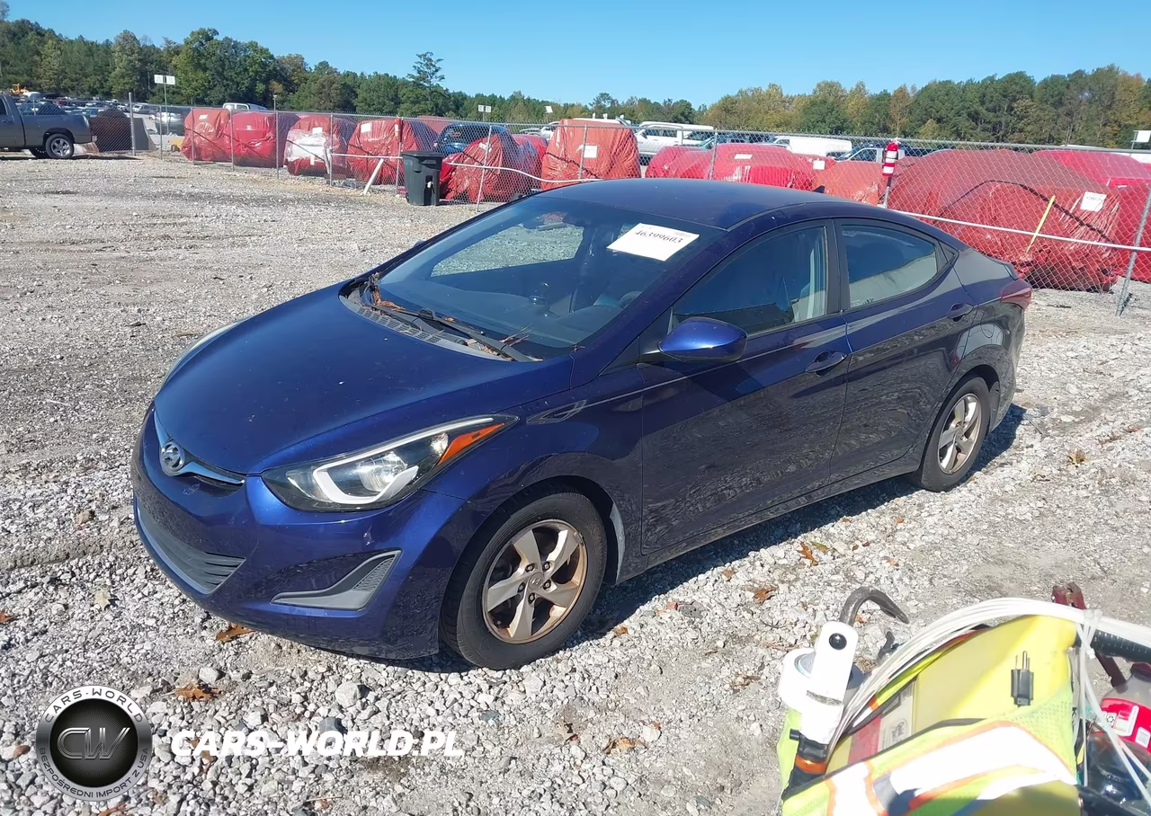 2014 Hyundai Elantra Se VIN:5NPDH4AE8EH468760 - 2