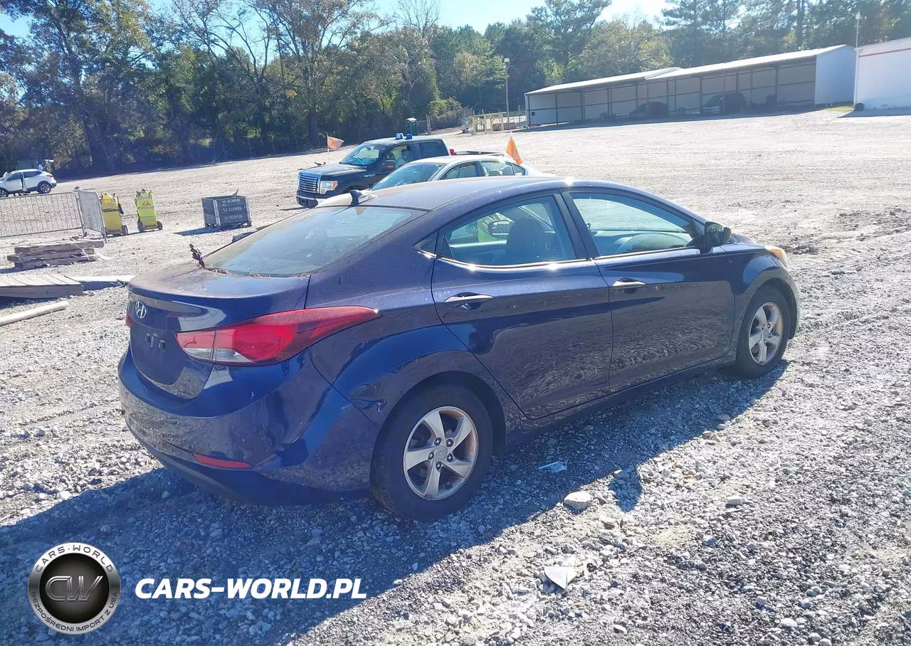 2014 Hyundai Elantra Se VIN:5NPDH4AE8EH468760 - 4
