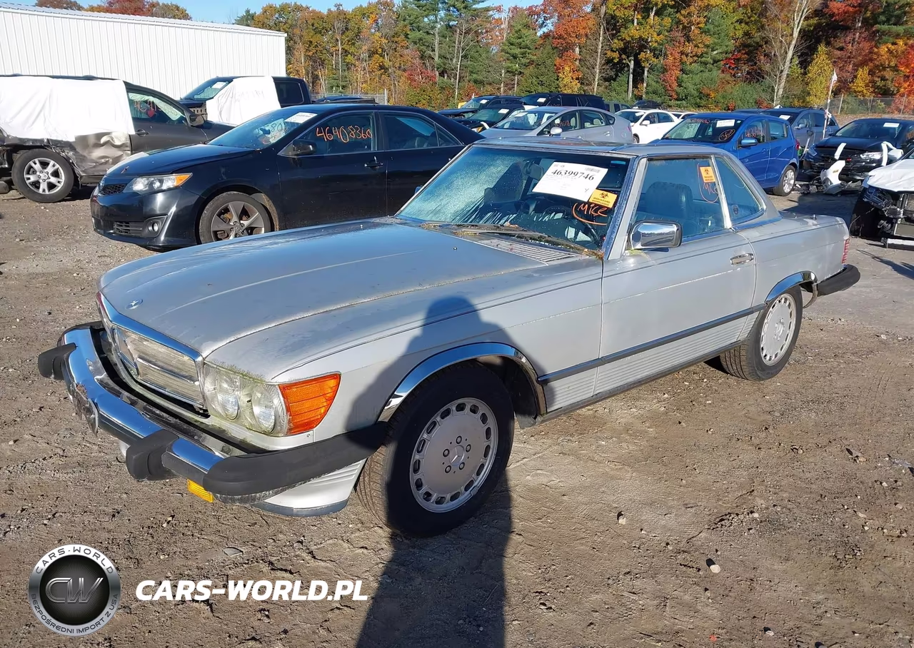 1988 Mercedes-Benz 560 Sl VIN:WDBBA48D0JA088627 - 2