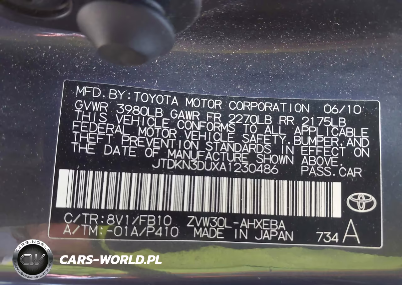 2010 Toyota Prius Ii VIN:JTDKN3DUXA1230486 - 9
