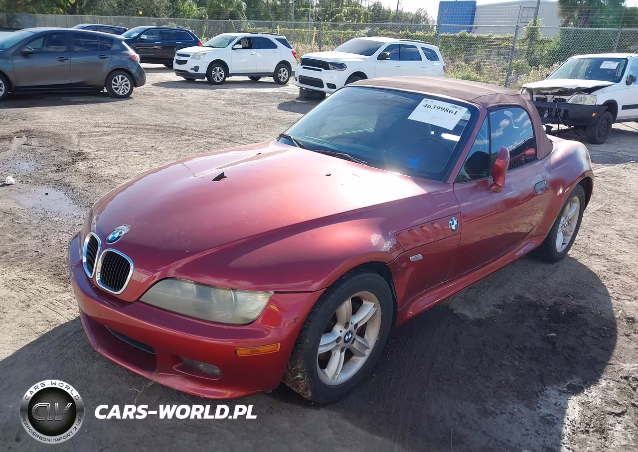 2001 BMW Z3 2.5I VIN:WBACN33491LM02031 - 2
