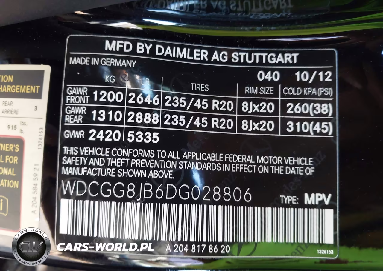 2013 Mercedes-Benz Glk-Class Glk 350 VIN:WDCGG8JB6DG028806 - 9