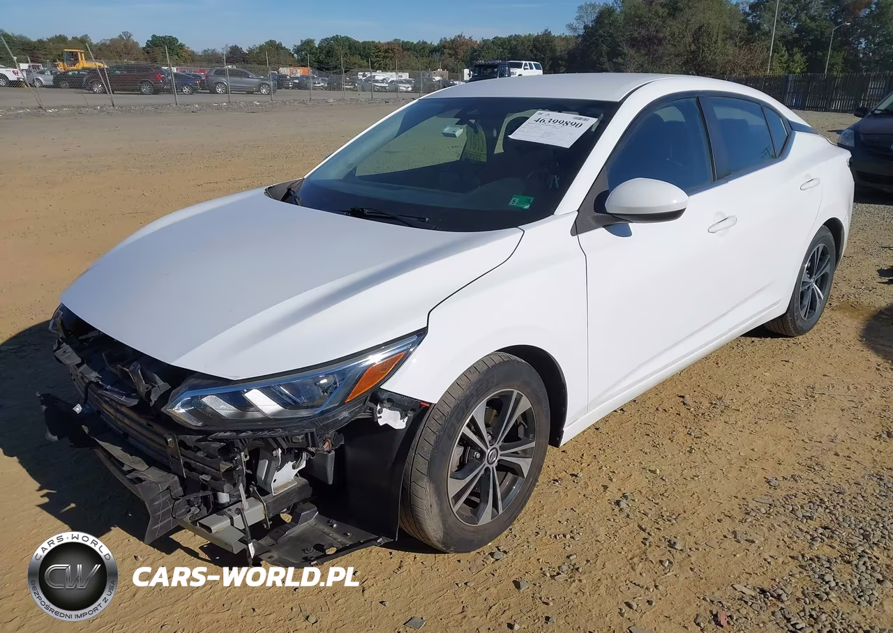2021 Nissan Sentra Sv Xtronic Cvt VIN:3N1AB8CV2MY301355 - 2