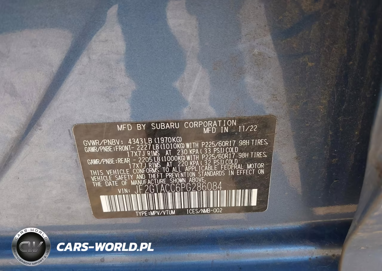 2023 Subaru Crosstrek Premium VIN:JF2GTACC6PG286084 - 9