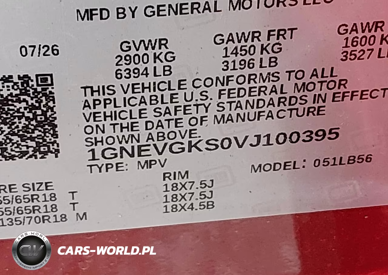 2027 Chevrolet Traverse VIN:1GNEVGKS0VJ100395 - 9