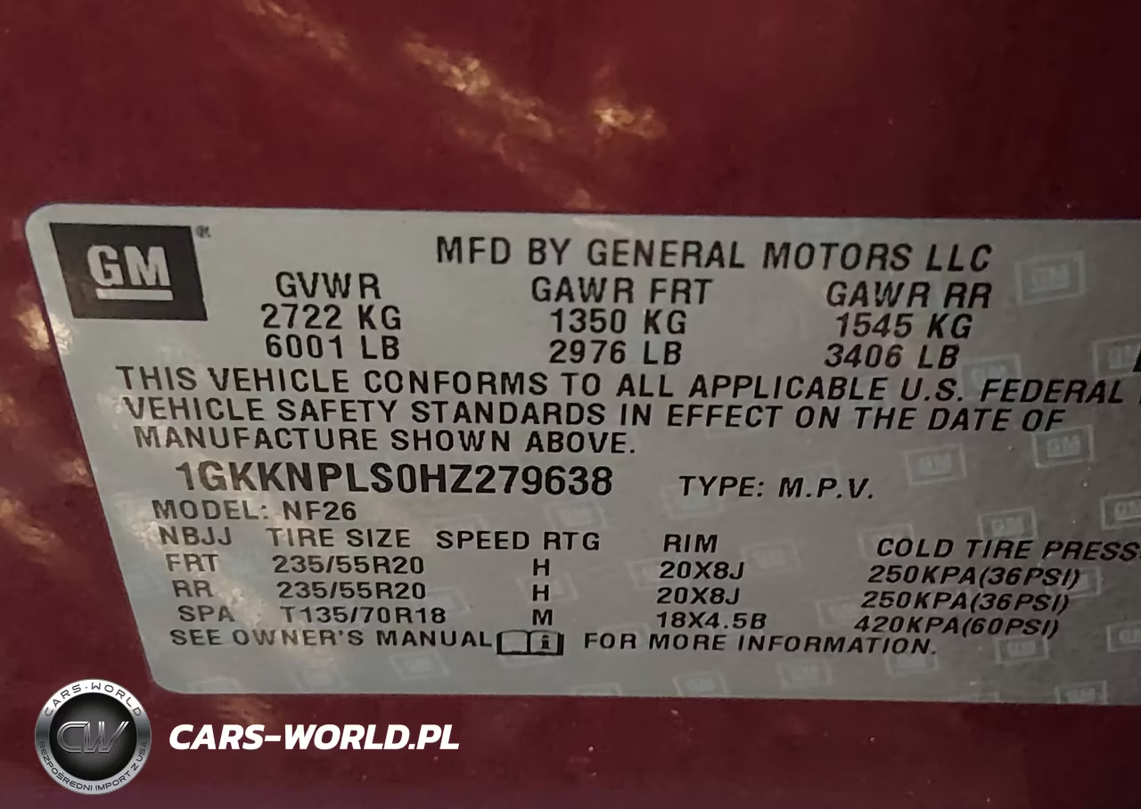 2017 GMC Acadia Denali VIN:1GKKNPLS0HZ279638 - 9