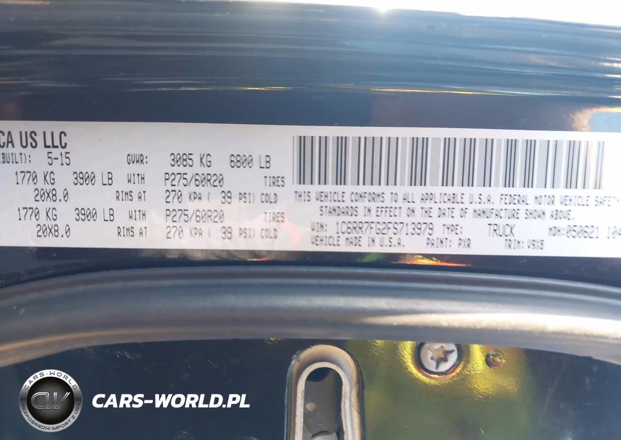 2015 Ram 1500 Express VIN:1C6RR7FG2FS713979 - 9