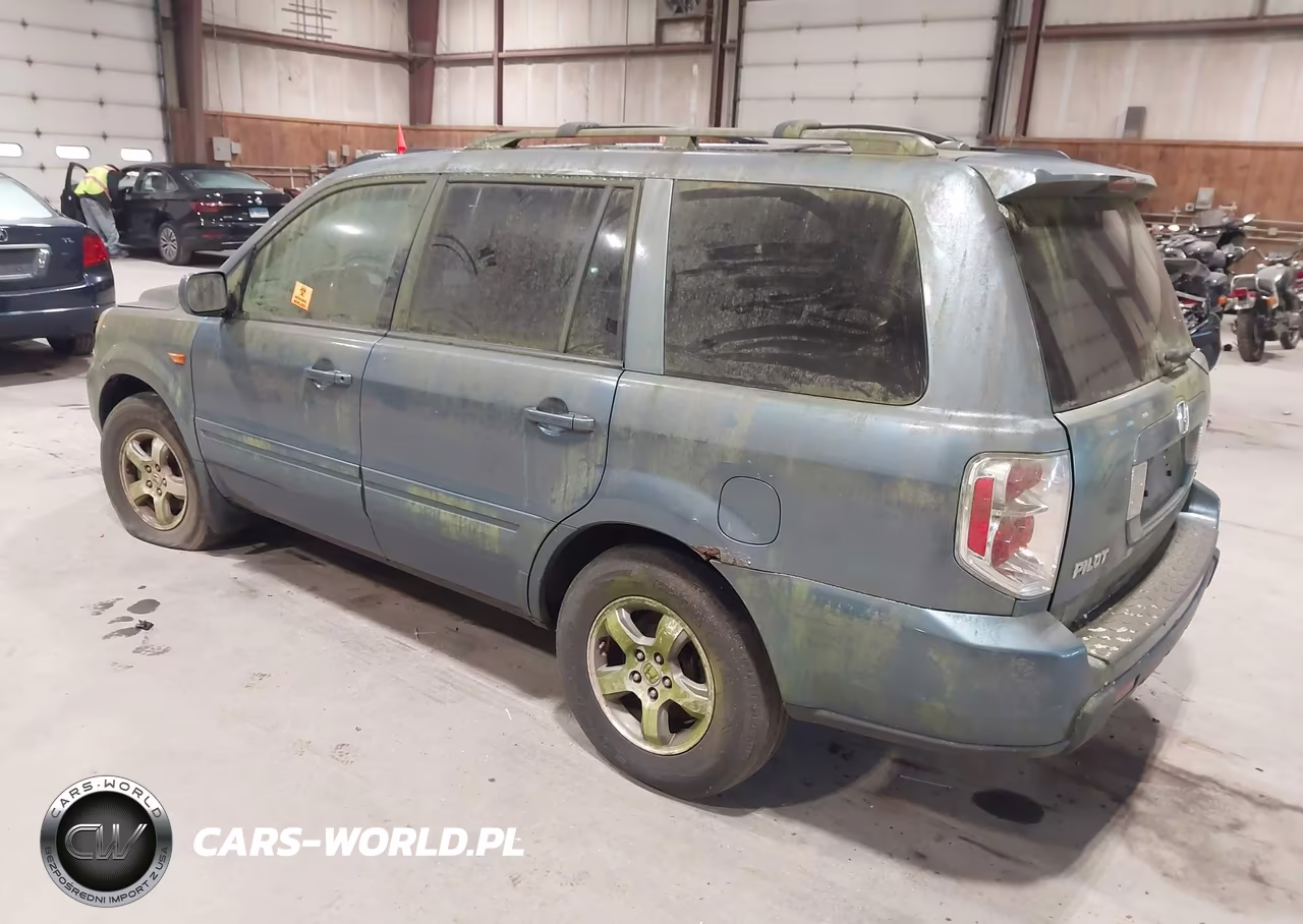 2006 Honda Pilot Ex-L VIN:2HKYF18656H515216 - 3