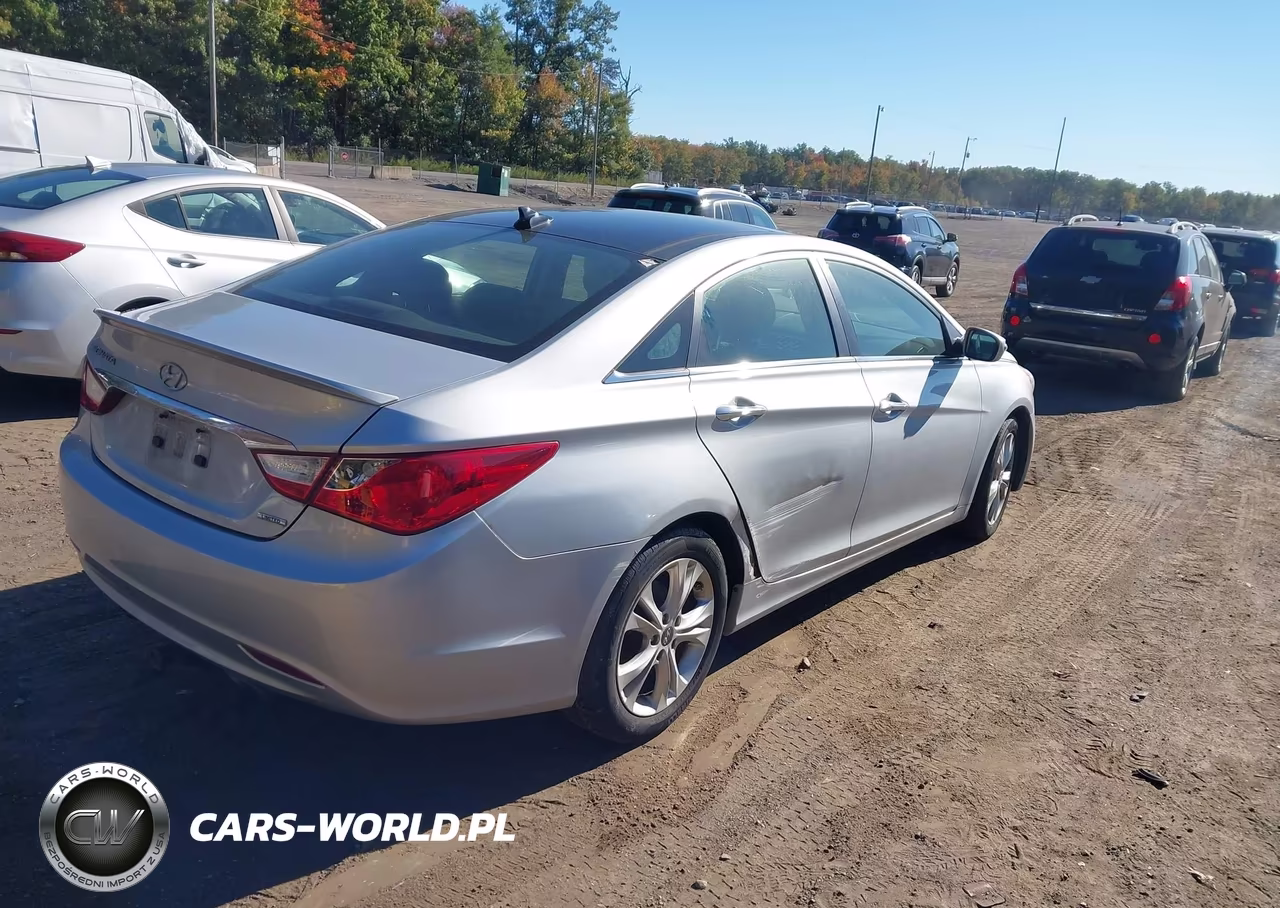 2012 Hyundai Sonata Limited VIN:5NPEC4AC4CH356410 - 4
