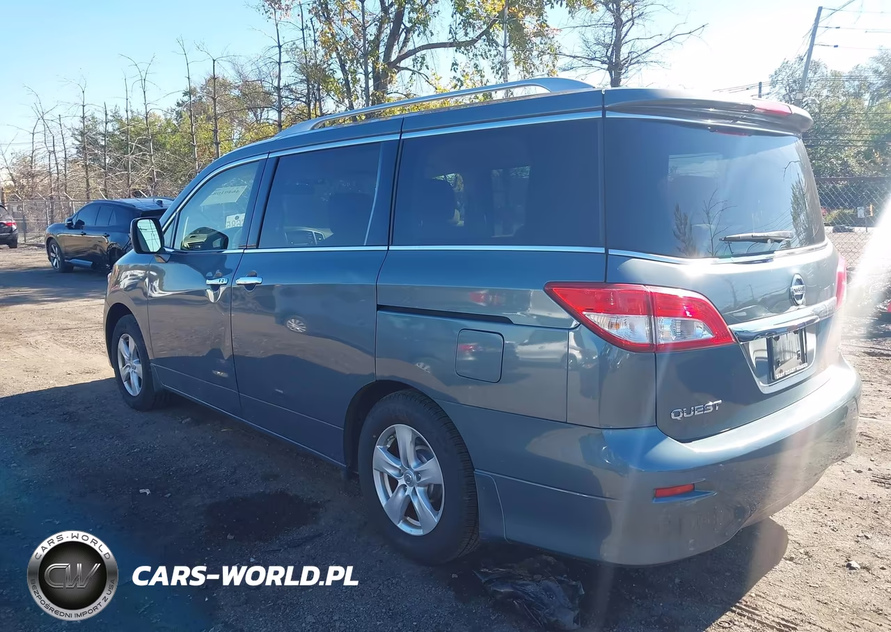 2013 Nissan Quest Sv VIN:JN8AE2KP1D9065926 - 3