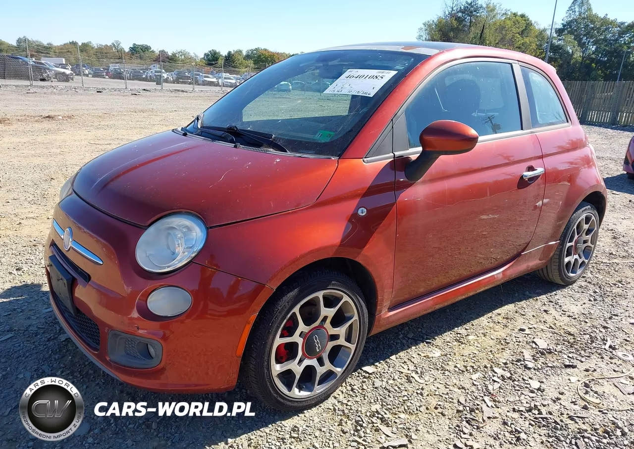 2012 Fiat 500 Sport VIN:3C3CFFBR1CT382819 - 2