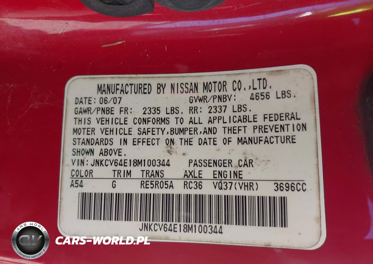 2008 Infiniti G37 Journey VIN:JNKCV64E18M100344 - 9