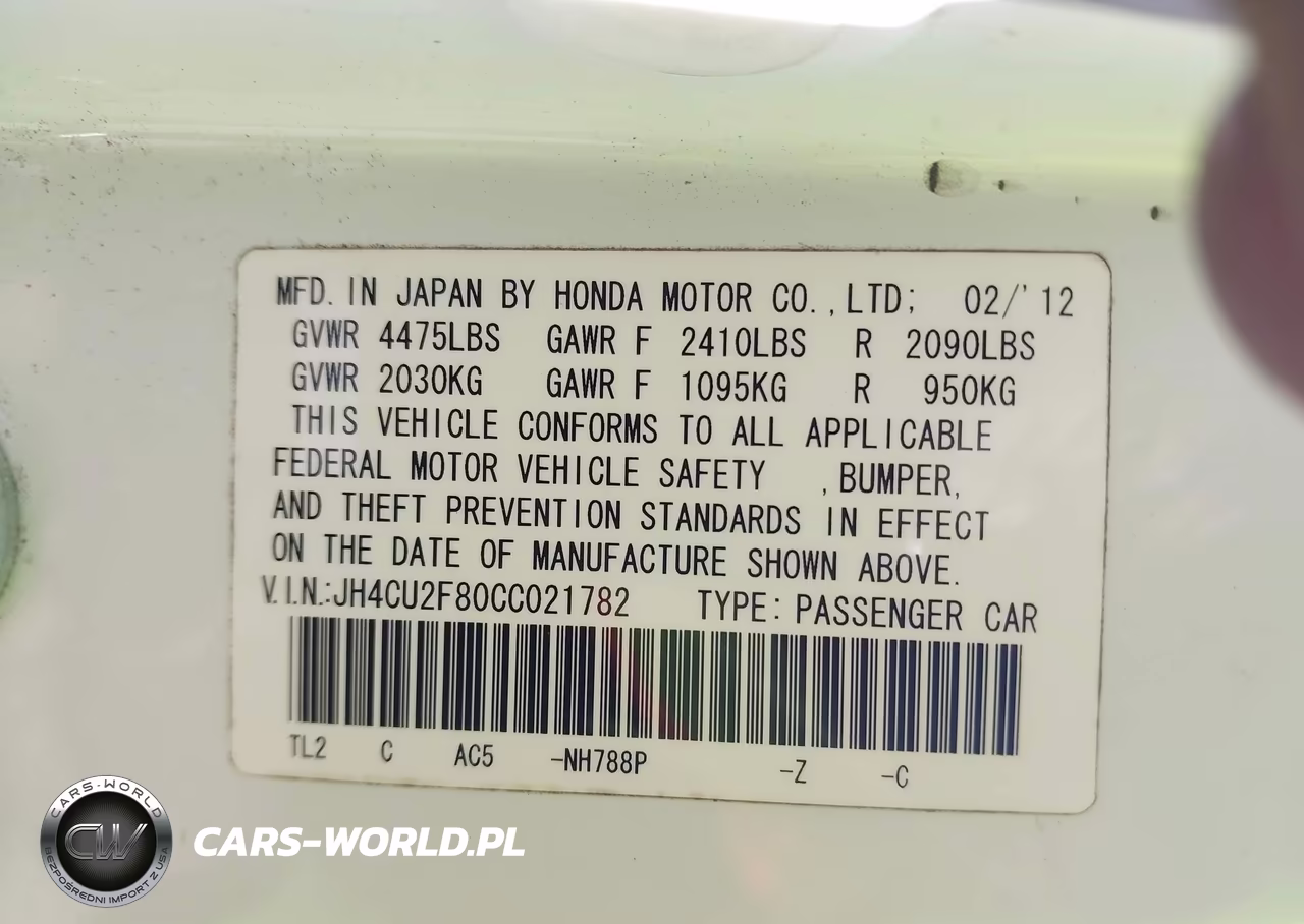 2012 Acura Tsx 2.4 VIN:JH4CU2F80CC021782 - 9