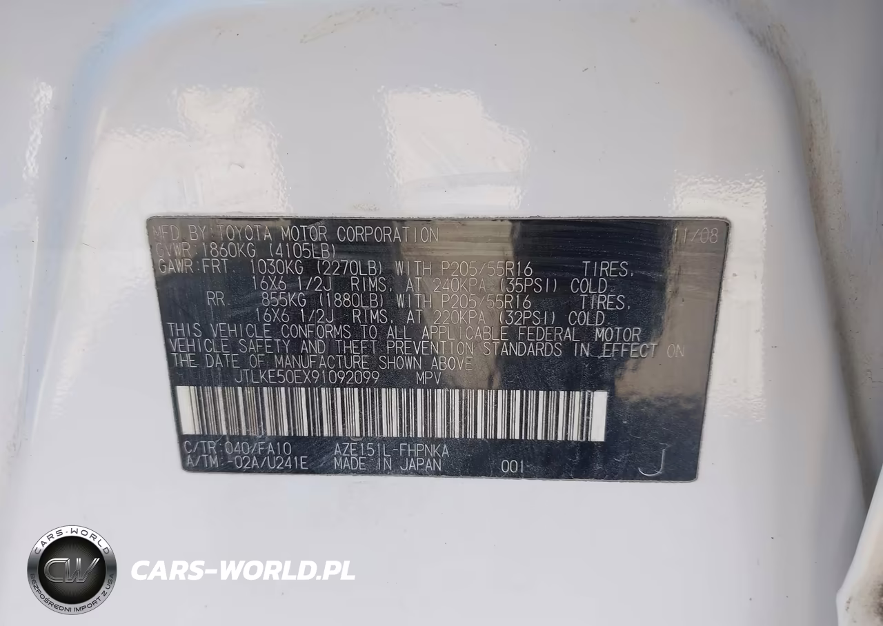 2009 Scion Xb VIN:JTLKE50EX91092099 - 9