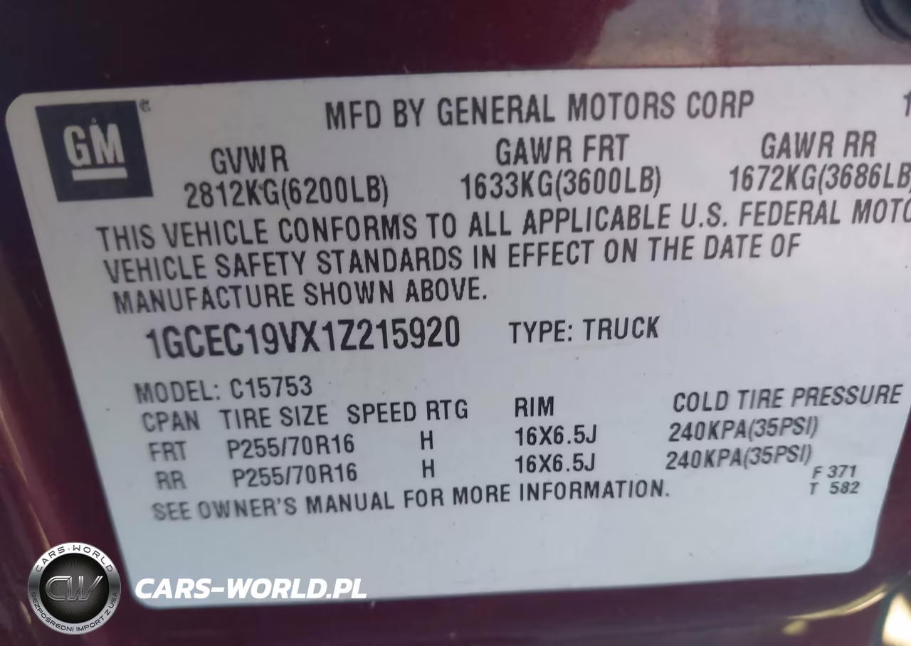 2001 Chevrolet Silverado 1500 Ls VIN:1GCEC19VX1Z215920 - 9