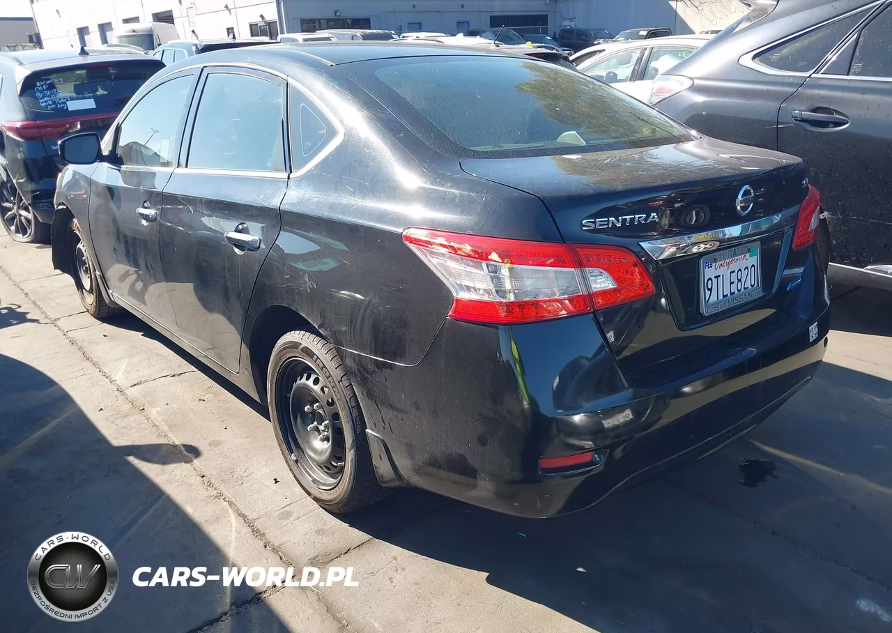 2014 Nissan Sentra Sv VIN:3N1AB7AP5EL695284 - 3