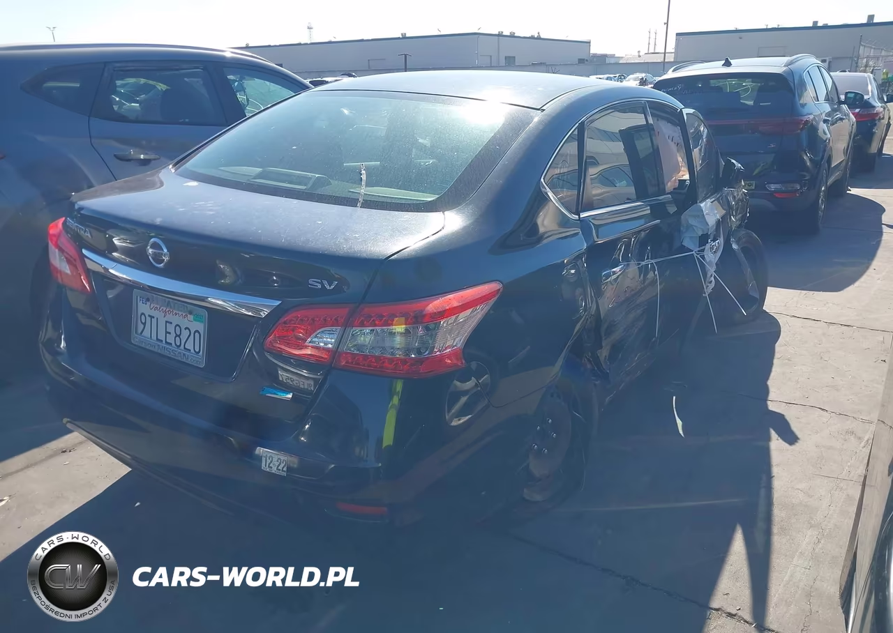 2014 Nissan Sentra Sv VIN:3N1AB7AP5EL695284 - 4