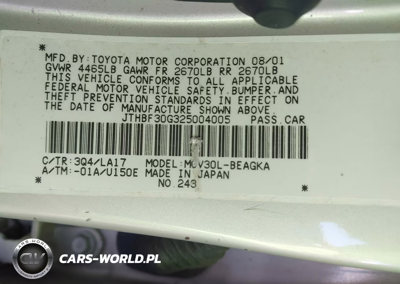 2002 Lexus Es 300 VIN:JTHBF30G325004005 - 9