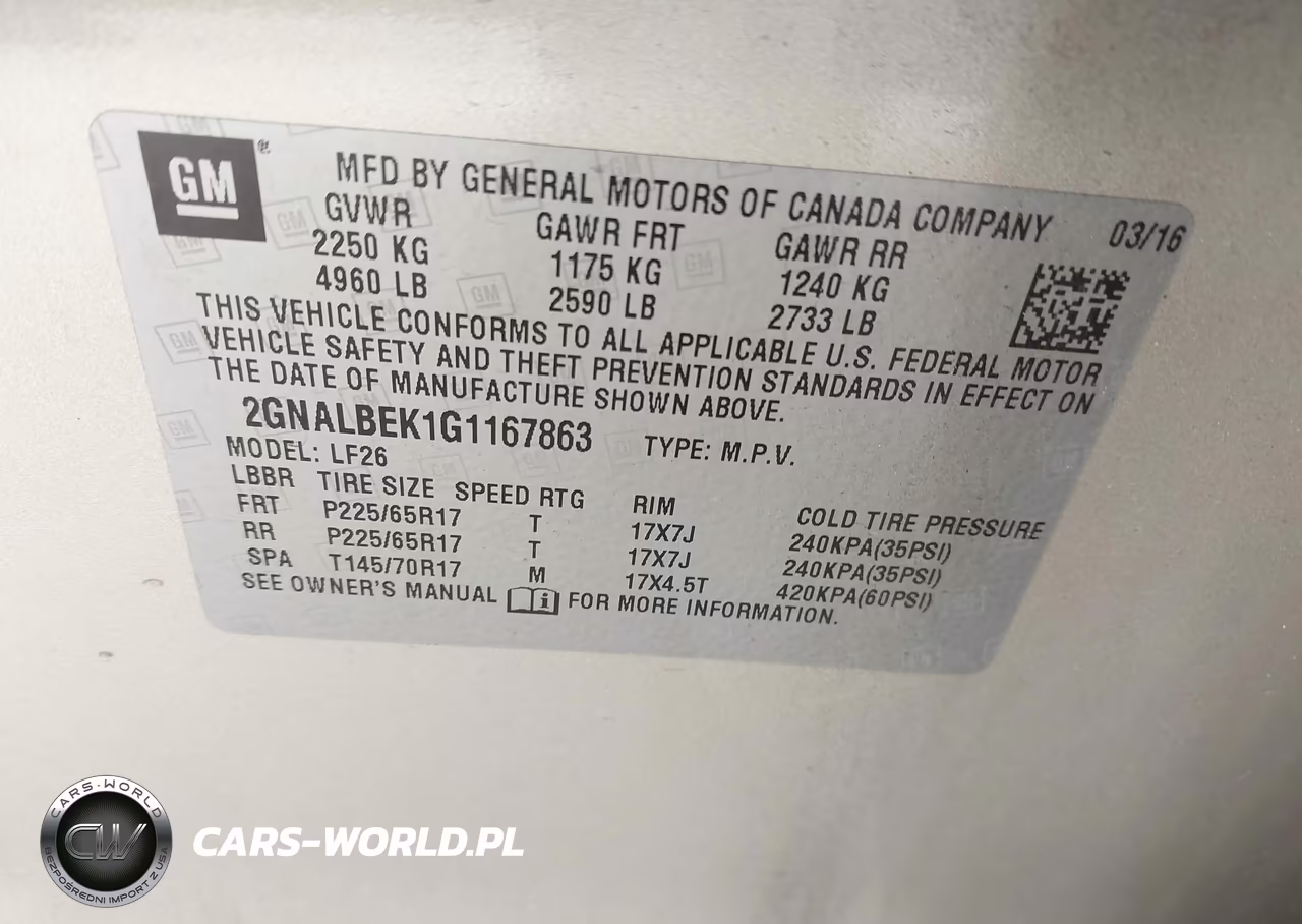 2016 Chevrolet Equinox Ls VIN:2GNALBEK1G1167863 - 9