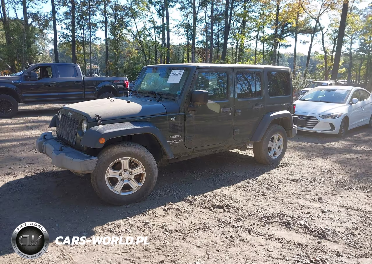 2016 Jeep Wrangler Unlimited Sport VIN:1C4HJWDG8GL142602 - 2