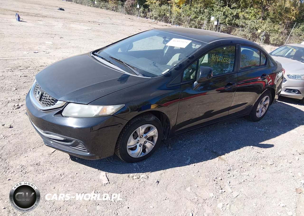 2013 Honda Civic Lx VIN:2HGFB2F52DH594001 - 2